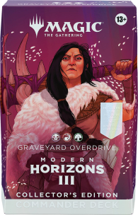 Magic - Mazzo commander collector - orizzonti di modern III: Graveyard overdrive - nero/rosso/verde