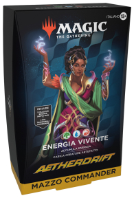 Magic - Mazzo commander - aetherdrift: Energia vivente - verde/blu/rosso