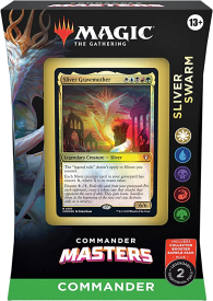 Mazzo commander - commander masters: Sliver swarm - bianco/blu/nero/rosso/verde