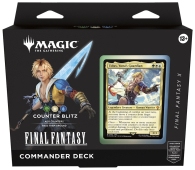 Magic - Mazzo commander - final fantasy: Blitz di segnalini - verde/bianco/blu - english