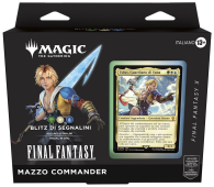 Magic - Mazzo commander - final fantasy: Blitz di segnalini - verde/bianco/blu