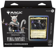Magic - Mazzo commander - final fantasy: Scion e stregoneria - bianco/blu/nero