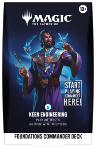 Mazzo commander - fondamenti: Ingegneria sagace - blu - english