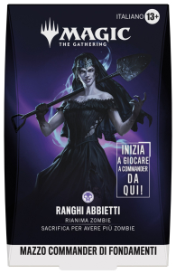Mazzo commander - fondamenti: Ranghi abbietti - nero