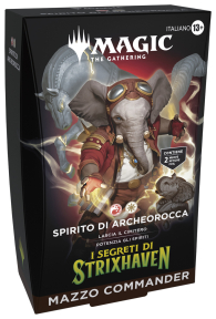 Mazzo commander - i segreti di strixhaven: Spirito di arceorocca - rosso/bianco