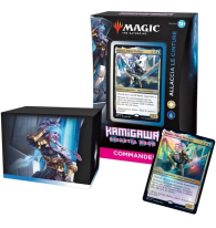 Mazzo commander - kamigawa dinastia neon: Allaccia le cinture - bianco/blu