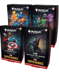 Mazzo commander - marvel super heroes: Bundle 4 mazzi