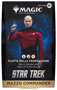Mazzo commander - star trek: Flotta della federazione - bianco/blu/rosso