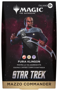 Mazzo commander - star trek: Furia klingon - bianco/nero/rosso