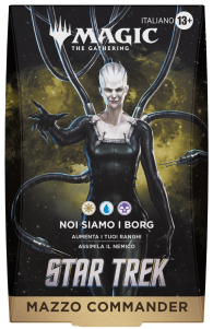 Mazzo commander - star trek: Noi siamo i borg - bianco/blu/nero