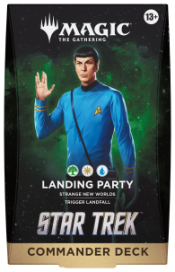 Mazzo commander - star trek: Squadra di sbarco - bianco/blu/verde - english