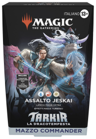 Magic - Mazzo commander - tarkir la dracotempesta: Assalto jeskai - blu/rosso/bianco