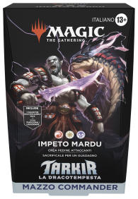 Magic - Mazzo commander - tarkir la dracotempesta: Impeto mardu - rosso/bianco/nero