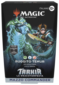 Magic - Mazzo commander - tarkir la dracotempesta: Ruggito temur - verde/blu/rosso