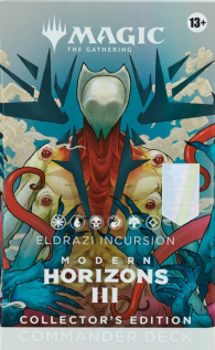 Magic - Mazzo commander collector - orizzonti di modern III: Eldrazi incursion - bianco/blu/nero/rosso/verde/incolore