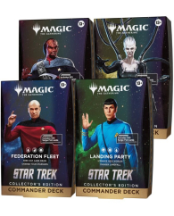 Mazzo commander collector - star trek: Bundle 4 mazzi - english