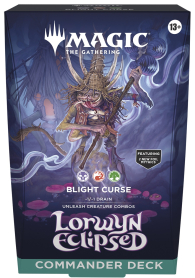 Mazzo commander - l'eclissi di lorwyn: Maledizione della piaga - nero/rosso/verde - english