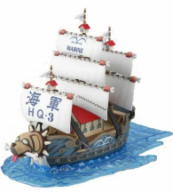 Modellino - One piece - grand ship collection: Garp's warship