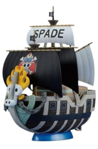 Modellino - One piece - grand ship collection: Spade pirates ship
