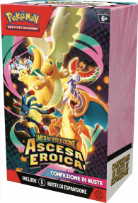 Box pokemon - megaevoluzione - ascesa eroica: Bundle da 6 buste