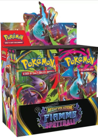 Box pokemon - megaevoluzione - fiamme spettrali: 36 buste