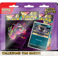 Box pokemon - megaevoluzione - ascesa eroica: Collezione con adesivi - gastly