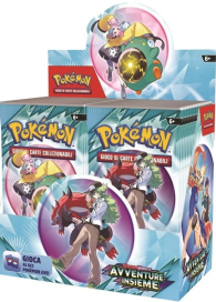 Box pokemon - scarlatto e violetto - avventure insieme: 36 buste