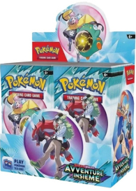 Box pokemon - scarlatto e violetto - avventure insieme: 36 buste