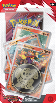 Box pokemon - scarlatto e violetto - blister checklane: Fuecoco - english