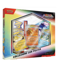 Box pokemon - scarlatto e violetto - evoluzioni prismatiche: Collezione con poster