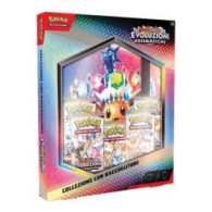 Box pokemon - scarlatto e violetto - evoluzioni prismatiche: Collezione con raccoglitore