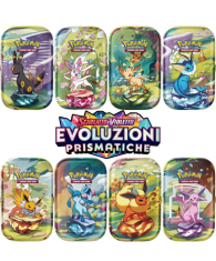Box pokemon - scarlatto e violetto - evoluzioni prismatiche: Mini tin