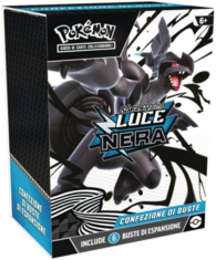 Box pokemon - scarlatto e violetto - luce nera: Confezione da 6 buste