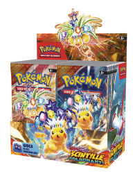 Box pokemon - scarlatto e violetto - scintille folgoranti: 36 buste