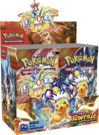Box pokemon - scarlatto e violetto - scintille folgoranti: 36 buste