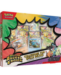 Pokemon - Box pokemon - megaevoluzione - ascesa eroica: Collezione con spilla deluxe - compagni d'avventura