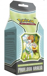 Box pokemon - collezione torneo premium: Prof.ssa aralia