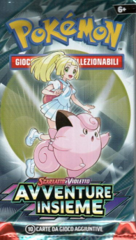 Busta pokemon - scarlatto e violetto - avventure insieme