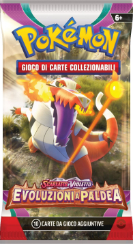 Busta pokemon - scarlatto e violetto - evoluzioni a paldea