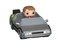 Portachiavi - Funko bitty pop rides - back to the future: Marty mcfly and time machine
