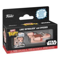 Portachiavi - Funko bitty pop rides - star wars: Luke skywalker and speeder