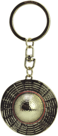 Portachiavi - One piece - luffy's hat: Portachiavi metallico