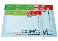 Scrittura e Disegno - Copic - alcohol marker pad A3: 50 fogli da disegno - 70 g/mq