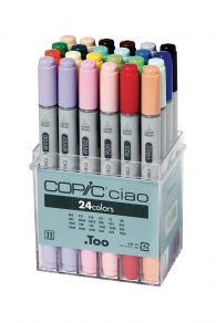 Scrittura e Disegno - Copic - ciao - 24 colors: Con contenitore