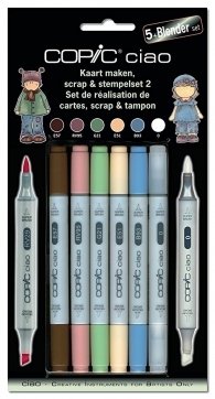 Scrittura e Disegno - Copic - ciao - set 5+blender 2