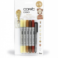 Scrittura e Disegno - Copic - ciao - tonalità capelli - set 5+1 