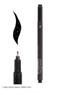 Scrittura e Disegno - Copic - spica glitter: 10 - black