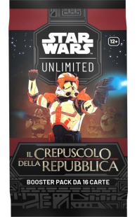 Star Wars - Busta star wars unlimited - il crepuscolo della repubblica: 24 buste