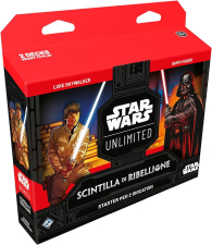 Mazzo star wars unlimited - scintilla di ribellione: Starter set