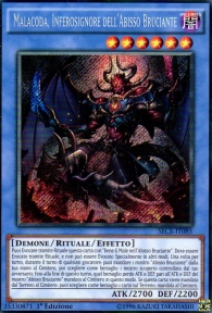 Yugioh - Malacoda, inferosignore dell'abisso bruciante: Segreta